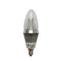 6-Pack E12 Dimmable LED Candelabra Base Light Bulb Lamp 7w Cool White Bullet Top Chandelier Bulb 60w